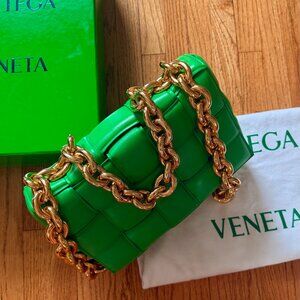 Peacock Green Bottega Veneta Authentic Bag